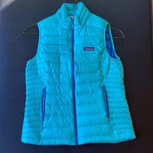 Teal Patagonia Puffer Vest